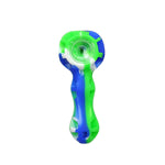 Silicone Hand Pipe with Glass Bowl, Dabber, and Jar