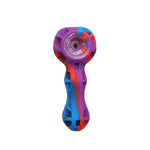 Silicone Hand Pipe with Glass Bowl, Dabber, and Jar