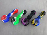 Silicone Hand Pipe with Glass Bowl, Dabber, and Jar